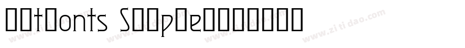Artfonts Sampler字体转换